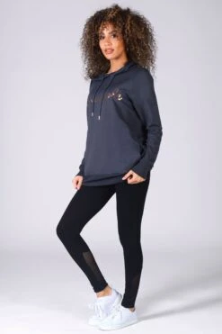 Pineapple Script Longline Hoodie -Pineapple 155558s3