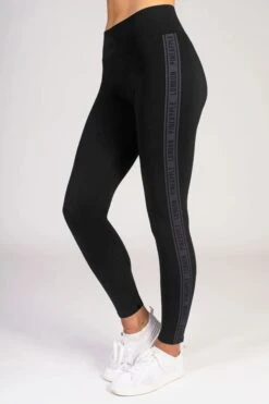 Pineapple Womens Tape Black Leggings