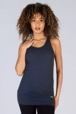 Pineapple Womens Grey Band Hem Vest