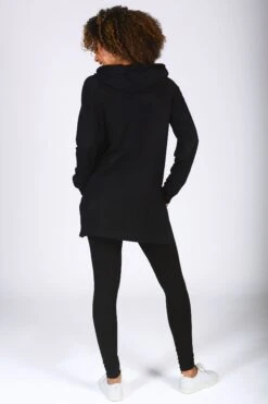 Pineapple Black Side Slit Hoodie -Pineapple 300427s4