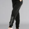 Pineapple Black Loopback Joggers