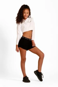 Pineapple Girls Black Pocket Sweat Shorts 7 Pineapple Girls Black Pocket Sweat Shorts -Pineapple 335581s3