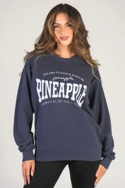 Pineapple Womens Grey Logo Sweatshirt