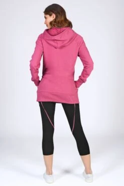 Pineapple Pink Longline Logo Hoodie -Pineapple 415276s3