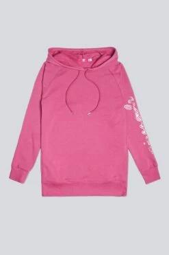 Pineapple Pink Longline Logo Hoodie -Pineapple 415276s4