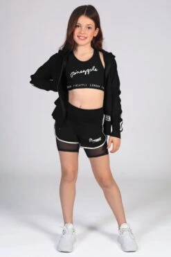 Pineapple Girls Black 2 In 1 Running Shorts 7 Pineapple Girls Black 2 In 1 Running Shorts -Pineapple 446877s3