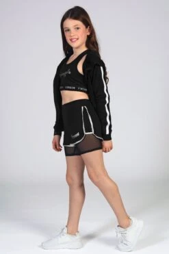 Pineapple Girls Black 2 In 1 Running Shorts 8 Pineapple Girls Black 2 In 1 Running Shorts -Pineapple 446877s4