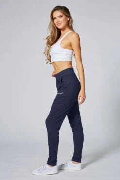 Pineapple Black Viscose Relaxed Fit Jersey Trousers -Pineapple 614958s3