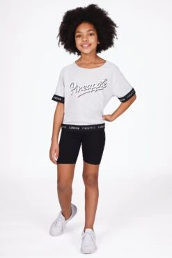 Pineapple Black Heart Stud Cycling Shorts -Pineapple 668883s4