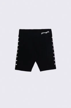 Pineapple Black Heart Stud Cycling Shorts -Pineapple 668883s5