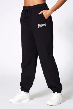 Pineapple Black Oversized Pocket Logo Jogger
