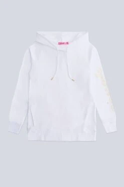 Pineapple Womens Longline Logo White Hoodie 9 Pineapple Womens Longline Logo White Hoodie -Pineapple 804 630s5