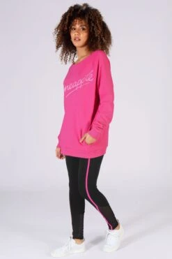 Pineapple Womens Pink Monster Sweater -Pineapple 942761s3