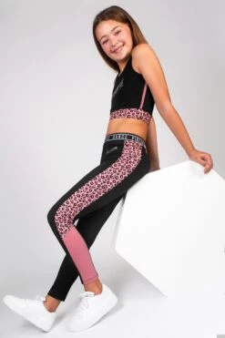 Pineapple Girls Band Midi Crop Black Top -Pineapple 993635s4