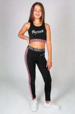 Pineapple Girls Band Midi Crop Black Top -Pineapple 993635s5