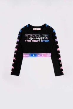 Pineapple X The Next Step Long Sleeve Crop Top -Pineapple A71402s5