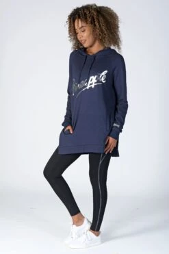 Pineapple Grey Side Slit Hoodie -Pineapple D18039s4