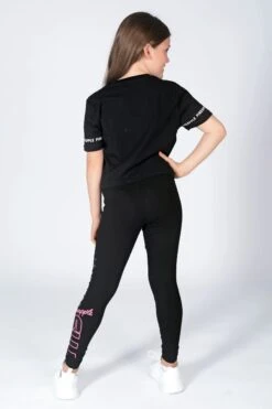 Pineapple Black The Next Step Star Leggings -Pineapple D18040s4