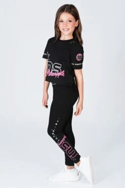 Pineapple Black The Next Step Star Leggings -Pineapple D18040s5