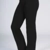 Pineapple Girls Black Flare Jersey Trousers
