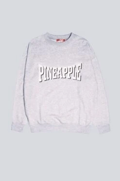 Pineapple Oversized Grey Logo Sweat Top -Pineapple D64629s5