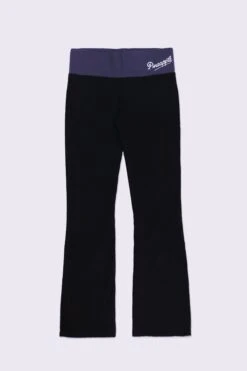 Pineapple Contrast Band Boot Cut Jersey Trousers -Pineapple M29139s5