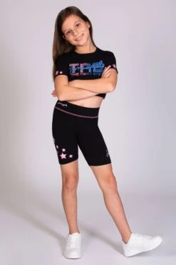 The Next Step Cycling Shorts With Star 7 The Next Step Cycling Shorts With Star -Pineapple Pineapple The Next Step Star Cycling Shorts 03