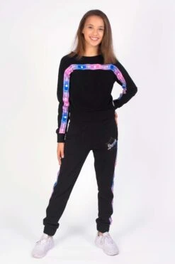 Pineapple X The Next Step Tape Girls Black Sweatshirt -Pineapple T34704s3