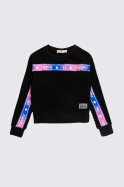 Pineapple X The Next Step Tape Girls Black Sweatshirt -Pineapple T34704s5