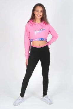 Pineapple X The Next Step Pink Tape Hem Hoodie -Pineapple T34705s3