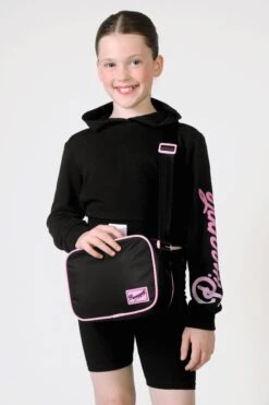 Pineapple Black Crossbody Bag