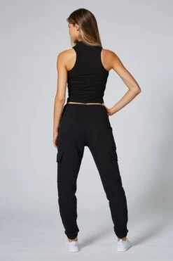 Barbarella Turtle Neck Sleeveless Top -Pineapple barbelle vest TV16320A1 04