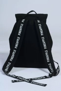 Pineapple -Pineapple black canvas backpack 02 97b54adc bdc0 4dc4 8d7f a9826e308b23