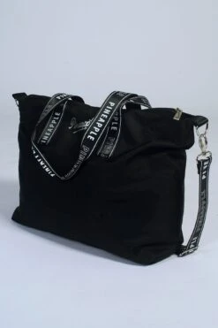 Pineapple -Pineapple black pineapple shopper bag 2