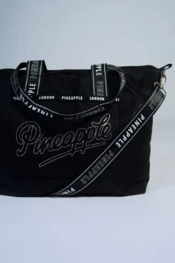 Shopper Bag -Pineapple black pineapple shopper bag 3