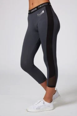 Contrast Mesh Leggings