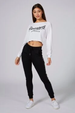 Crop Retro Off Shoulder Top -Pineapple crop retro off shoulder white TL15060A2 02 d0a759cd 3080 4e10 89b5 4f4379ee646b