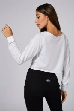 Crop Retro Off Shoulder Top -Pineapple crop retro off shoulder white TL15060A2 04 f8d0474d 5f2b 4708 8da8 9503c2eb5083