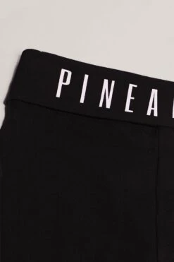 Foldover Waistband Jersey Flare Trousers -Pineapple girls black Foldover Waistband Jersey Flared Trousers 05