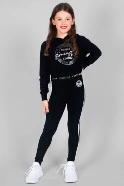 Crop Hoodie -Pineapple girls black crop hoodie 03 c2897354 77ab 4290 aaf7 06e11dd0f4e0