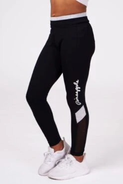 Double Band Mesh Leggings
