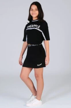 Double Band Skirt 6 Double Band Skirt -Pineapple girls black double band skirt SK0013CA1 03 32869cc2 54e2 41ea 93b6 53d523fbcbef