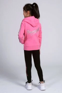 Glitter Logo Leggings -Pineapple girls black glitter logo leggings 04 bfe09293 6c23 4479 a103 0edbed6c828a