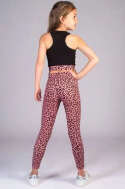 Leopard Band Midi Crop Top -Pineapple girls black leopard band midi crop top tv167ca1 04