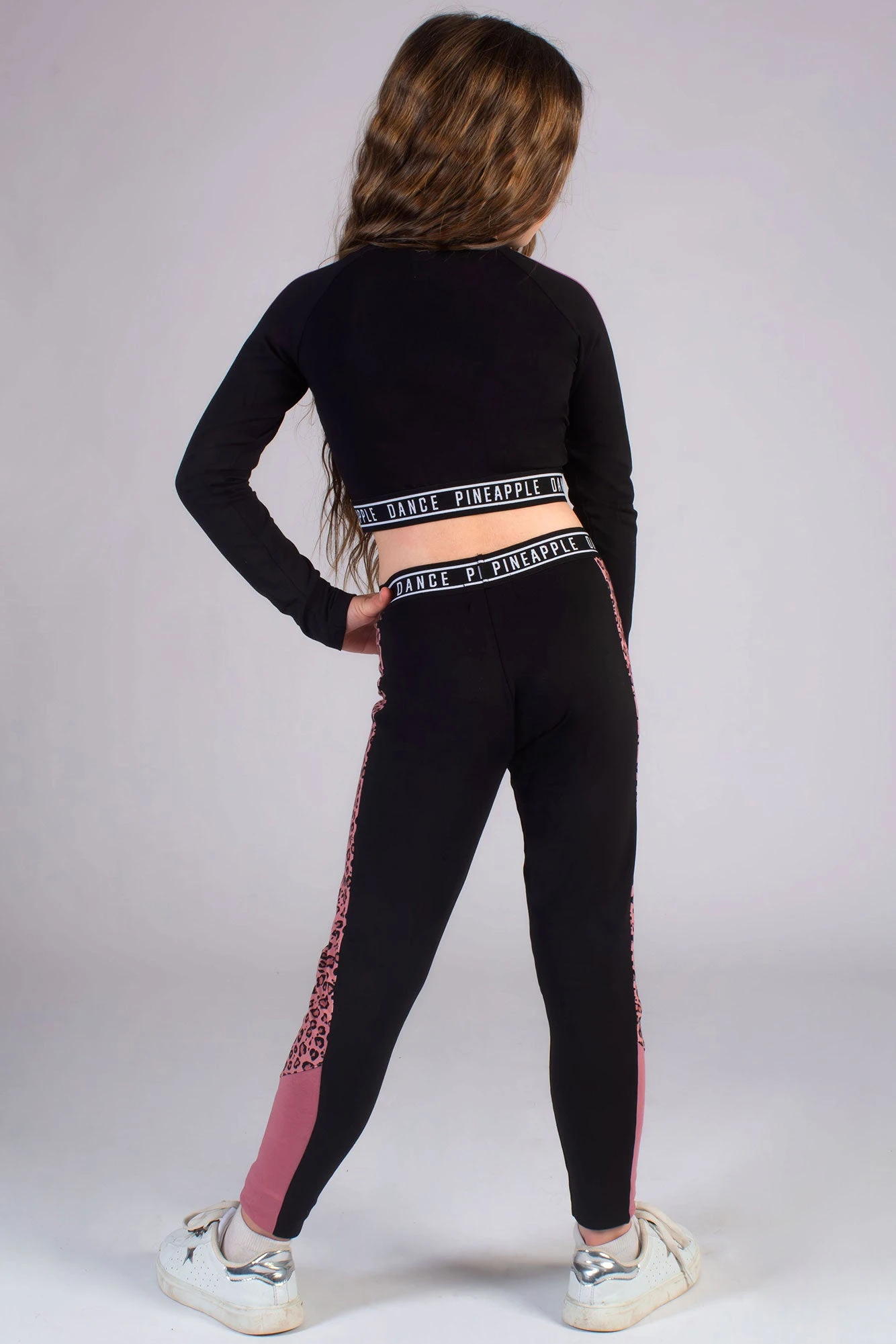 Leopard Logo Long Sleeve Crop Top 4 Leopard Logo Long Sleeve Crop Top - Image 4