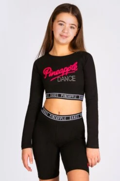 Long Sleeve Dance Crop Top