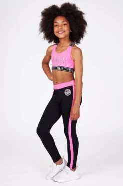 Panel Leggings 6 Panel Leggings -Pineapple girls black panel leggings 03 acedb115 1f63 4f8e abc8 be7725fa8244