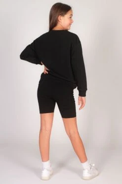 Pineapple Unisex Sweatshirt -Pineapple girls black pineapple unisex sweatshirt 04