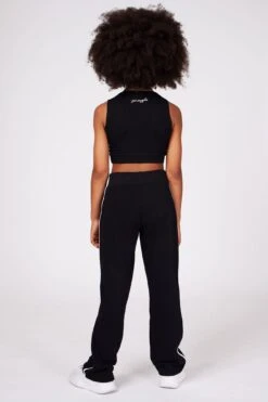 Straight Leg Joggers -Pineapple girls black straight leg joggers 04 c45eabc2 4e58 439f 8958 b2cc8f5b76d4