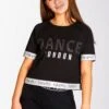 Glitter Tape Crop T-Shirt